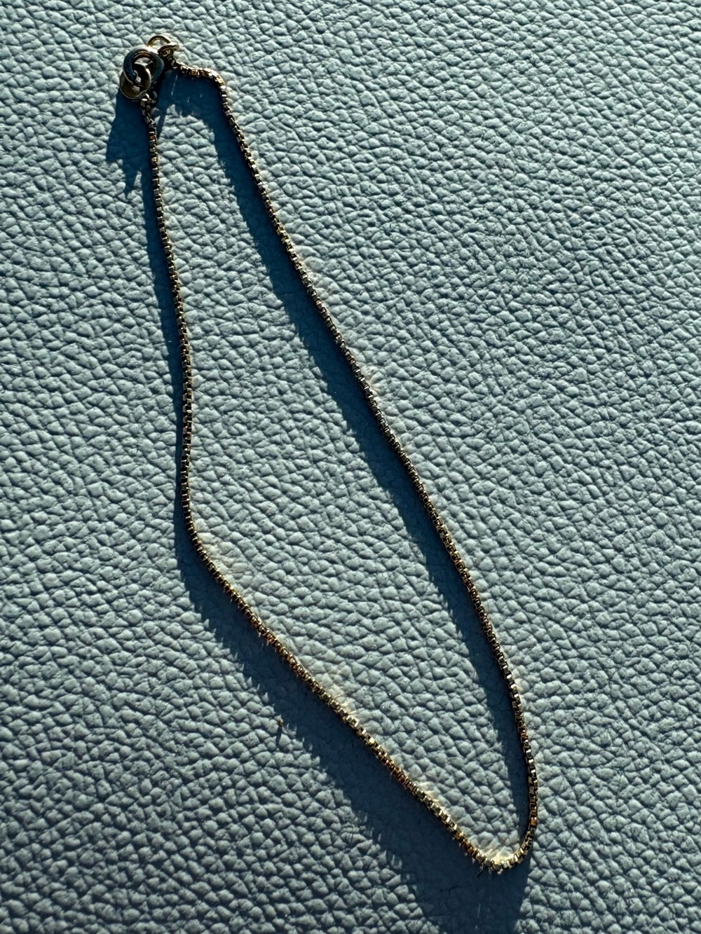 10k gold box bracelet